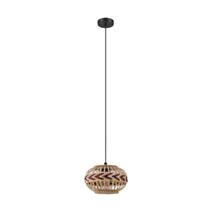 Suspension en bois Dondarrion Ø26 cm E27 naturel - EGLO