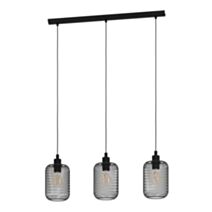 Suspension Acier Wrington E27x3 Noir - EGLO