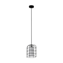 Suspension Bittams noir 190 x 190x1100 mm E27 1 x 28W - EGLO