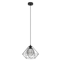 Suspension en acier Vernham Ø35,5 cm E27 noir - EGLO