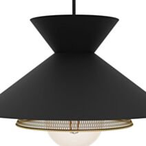 Suspension Grizedale 96 x 26 cm 3 x E27 40W acier noir - EGLO