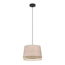 Suspension Tabley Ø38 cm E27 40W tissu beige - EGLO