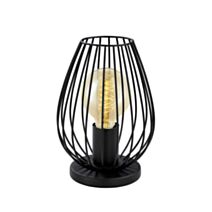 Lampe de table Newtown noir E27 1 x 60W - EGLO