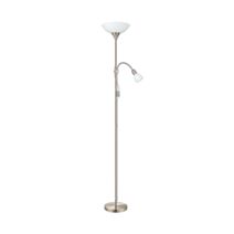 Lampadaire UP2 Ø27,5 x H176,5 cm nickel E27x1 60W - E14 1 x 25W A++E - EGLO