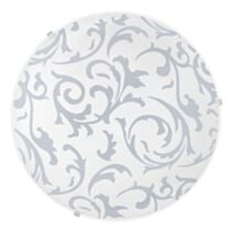 Plafonnier Scalea1 Ø31,5 cm E27 25W verre blanc/gris - EGLO