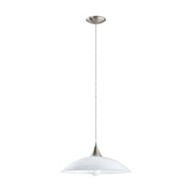 Suspension Lazolo Ø42 cm E27 40W verre blanc - EGLO