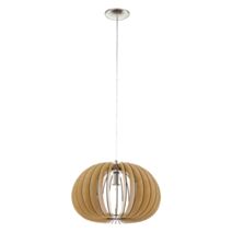 Suspension Cossano érable ø 450 mm E27 1 x 60W - EGLO