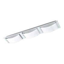 Applique murale/ plafonnier salle de bain Wasao 1 chrome 60 x 105 x 630 mm LED incl. 3 x 5.4W 3000K IP44- EGLO