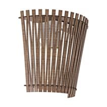 Applique Sendero acier bois marron E27 1 x 60W - EGLO