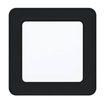 Led encastrable Fueva 5 carré noir 117 x 117 mm LED incl. 5.5W 4000k- EGLO