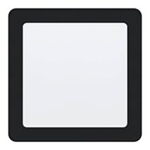 Led encastrable Fueva 5 carré noir 166 x 166 mm LED incl. 10.5W 4000k- EGLO