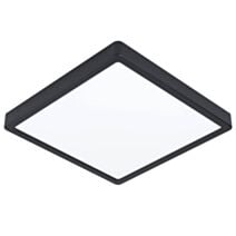 Led surface Fueva 5 carré noir 285x285 mm LED incl. 20W 3000k- EGLO