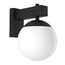 Applique murale extérieure Bufalata IP44 Ø20 x H29 cm acier noir - EGLO