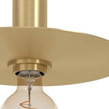 Suspension Escandell Ø25 cm 3 x E27 40W acier doré - EGLO