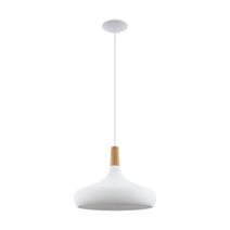 Suspension Sabinar Ø400 mm blanc/brun - EGLO