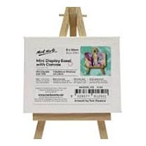 Mini canva avec chevalet bois 8x10cm - HOBBYWORLD