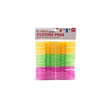 24 Pinces à linge géantes fluo - UBL