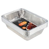 Lot de 4 plateaux de service aluminium 15x22cm - UNCLE BILLS