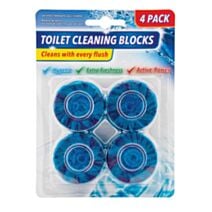 Lot de 4 blocs nettoyants toilette 50g - UBL