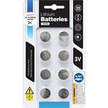 Pack de 8 piles bouton lithium CR2032 - UNCLE BILLS