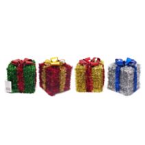 Cadeau enguirlandé décoratif