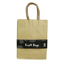 3 sacs kraft 20 x 15 x 6 cm - UBL