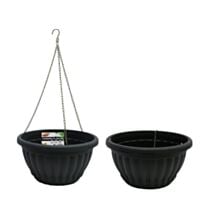 Pot de fleur suspendu 30x16cm 2 couleurs assorties - UNCLE BILLS
