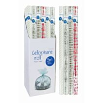Rouleau de cellophane imprimé 70 cm x 5 m - UBL