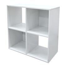 Etagère 4 cases 12 mm 60 x 29 x 60 cm blanc - UBL