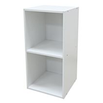 Etagère 2 cases 12 mm 61 x 29 x 31 cm blanc - UBL