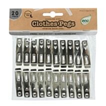 20 pinces à linge en acier inoxydable - UBL