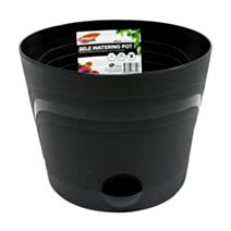 Pot de jardin auto-arrosant 25cm noir - UNCLE BILLS