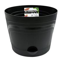 Pot de jardin auto-arrosant 30cm noir - UNCLE BILLS