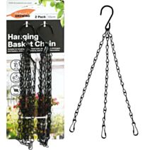 Lot de 2 chaînes pour panier suspendu 550mm noir - UNCLE BILLS