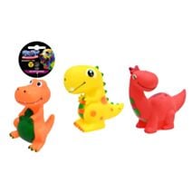 Jouet chien dinosaure sonore 12cm 3 coloris assortis - UNCLE BILLS