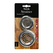 Lot de 2 crépines inox pour évier - UNCLE BILLS