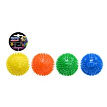 Balle à picots sifflante 9cm lot de 4 couleurs assorties - UNCLE BILLS