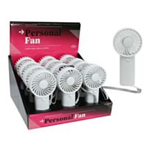 Ventilateur portatif personnel à piles 12cm blanc - UNCLE BILLS
