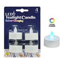 4 bougies led chauffe-plat à changement de couleur - UBL