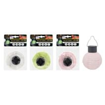 Lanterne solaire en tissu 10cm 3 coloris assortis - UNCLE BILLS