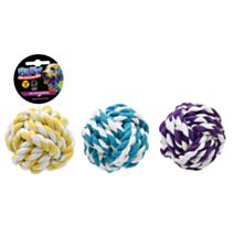 Balle jouet corde 7cm 3 couleurs assorties - UNCLE BILLS