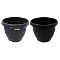 Pot rond 32x32x25cm 2 coloris assortis - UNCLE BILLS