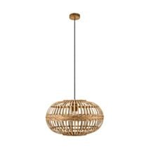 Suspension Amsfield bois marron ø 38 cm E27 1 x 60W - EGLO