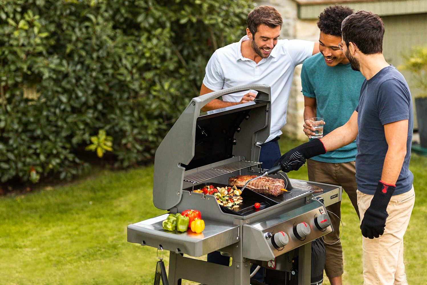 Barbecue à gaz Spirit II E-310 mix plancha émaillée - WEBER - Mr Bricolage