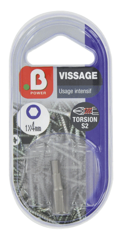 Embouts de vissage l 25mm torsion hexa 3x1 - B POWER