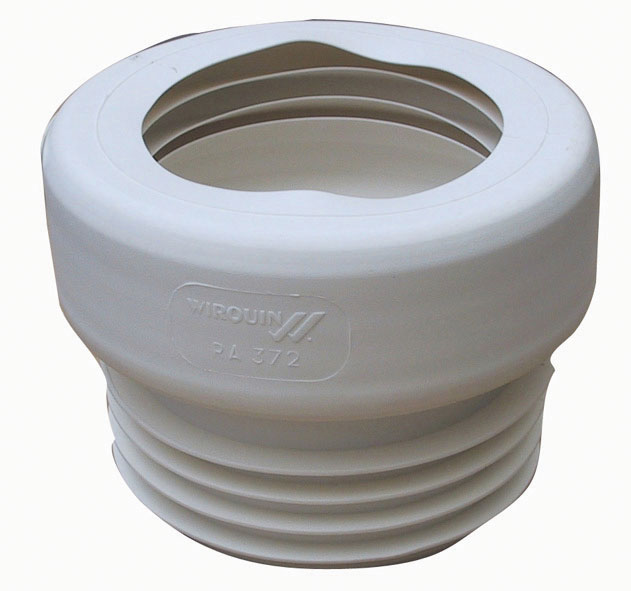 Sortie de cuvette WC droite à lèvres Ø100/110 mm - WIRQUIN