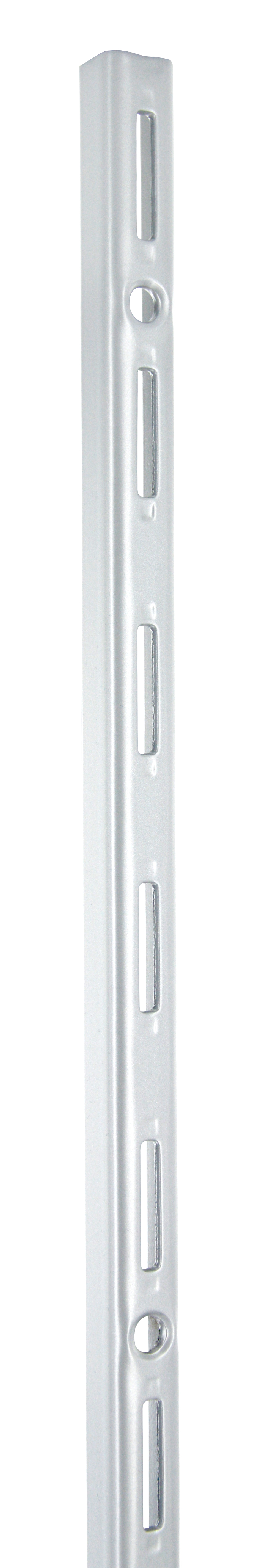 Crémaillère simple entraxe 50mm x H.1000mm acier blanc - CIME