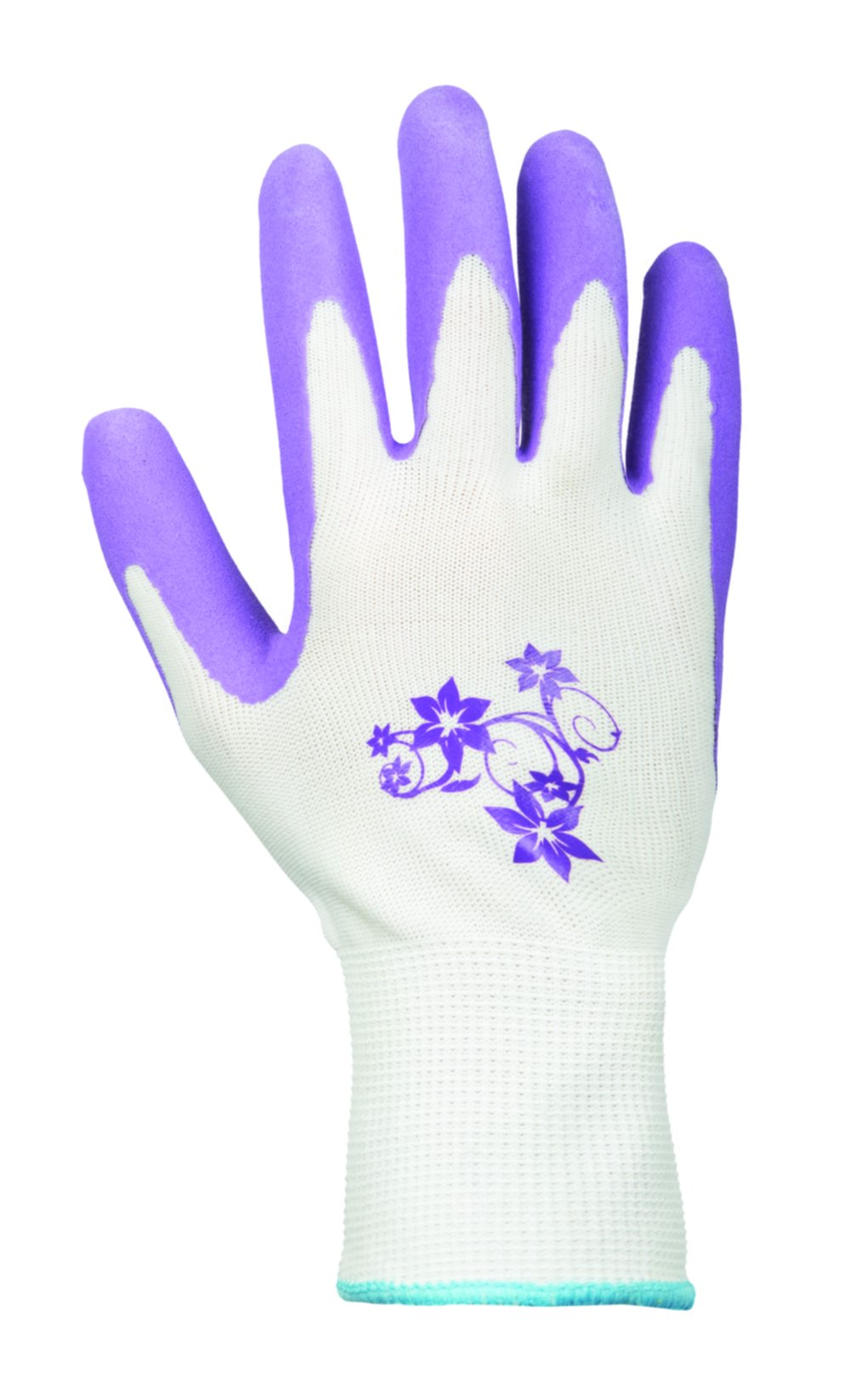 Gants pour petits travaux de jardinage blanc/mauve T.6 - GERIN