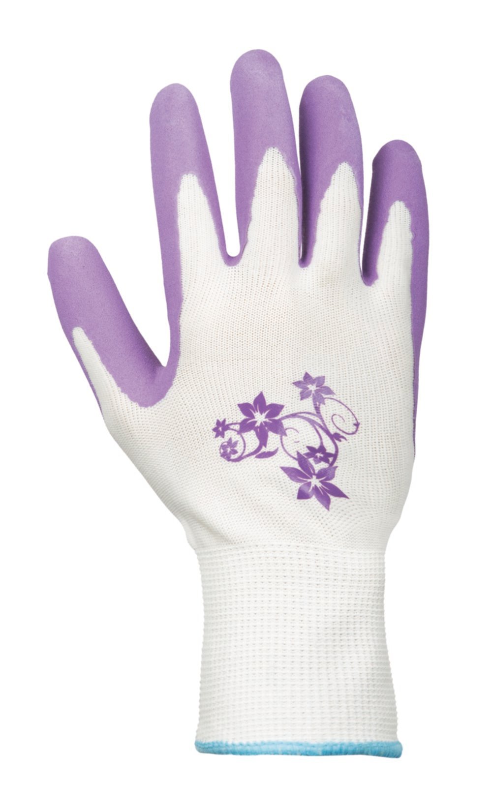 Gants pour petits travaux de jardinage blanc/mauve T.7 - GERIN