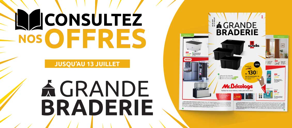 consulter le catalogue promo grande braderie
